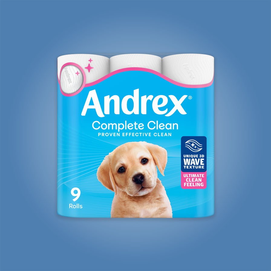 Andrex® Complete Clean Toilet Tissue