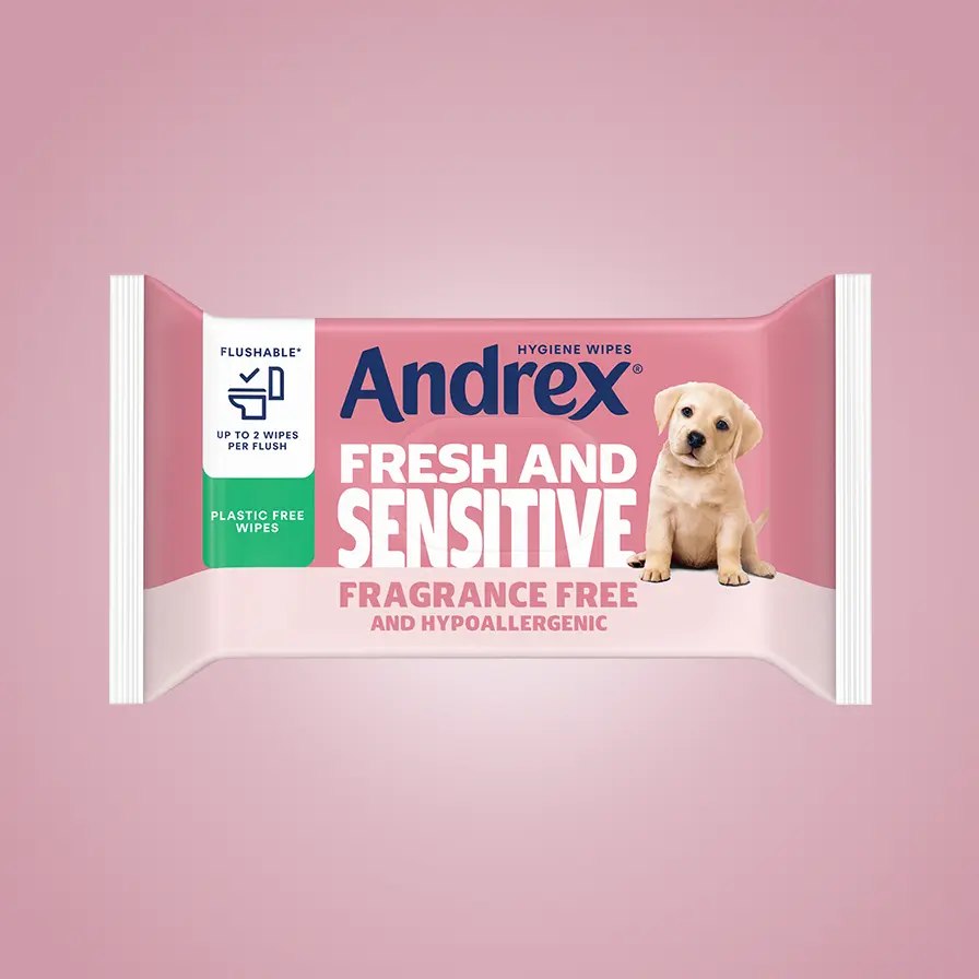 Andrex® Fresh & SENSITIVE Hygiene Wipes