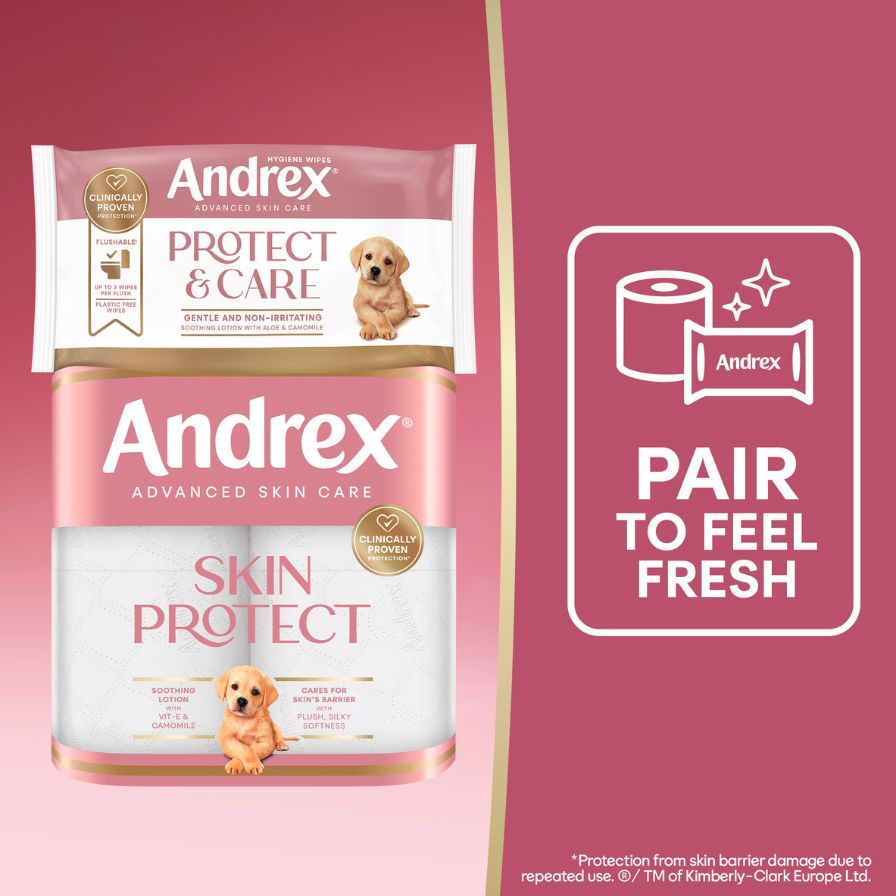 Andrex Ultimate Quilts pack and Andrex Fresh and Soothe pack